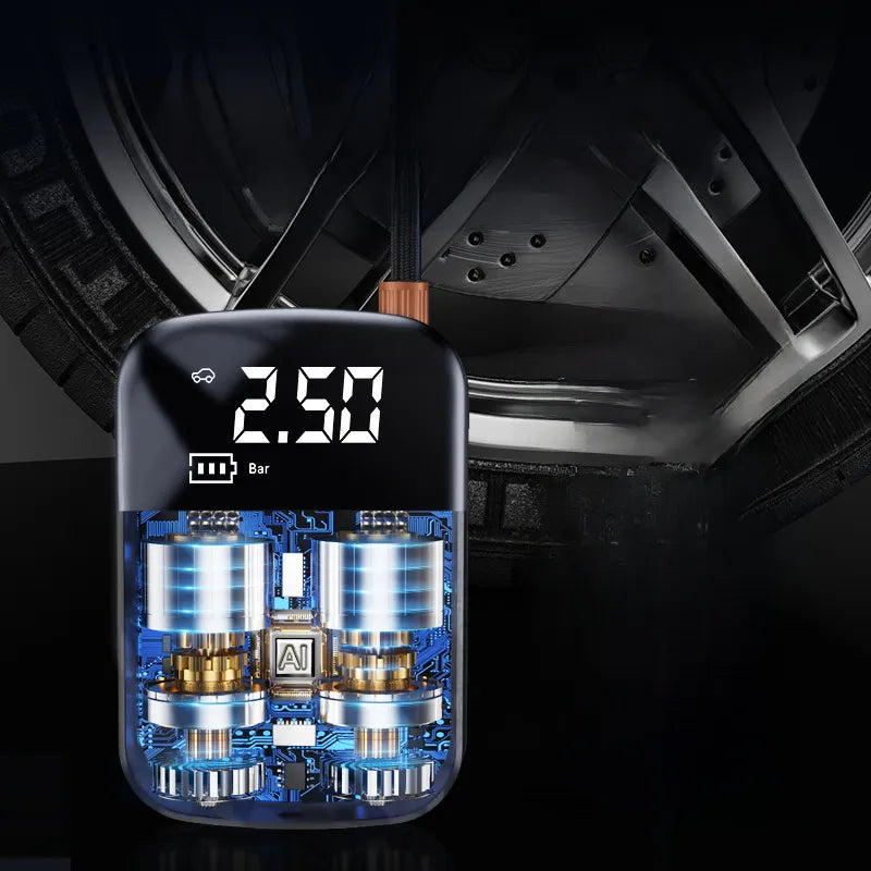 Compresor de aire portátil para coche – Inflador de neumáticos | Selección Zaligan