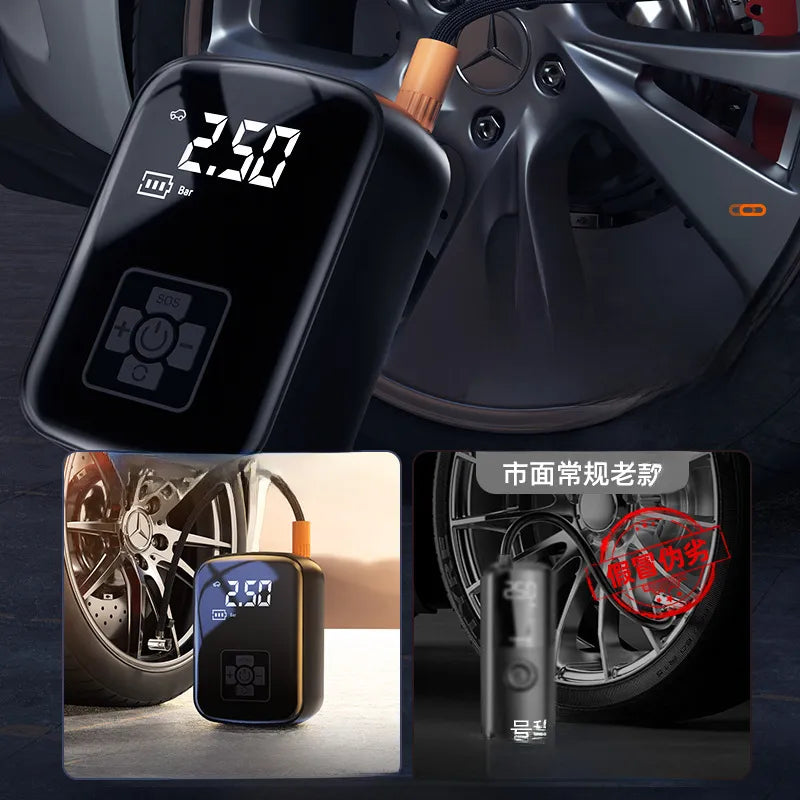 Compresor de aire portátil para coche – Inflador de neumáticos | Selección Zaligan