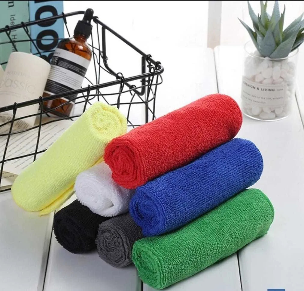 Pack de 10 paños de microfibra premium 40×60 cm – Limpieza multiuso | Selección Zaligan