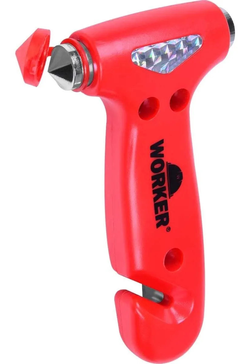 Martillo de seguridad para coche – Corta cinturón y rompe cristales | Selección Zaligan